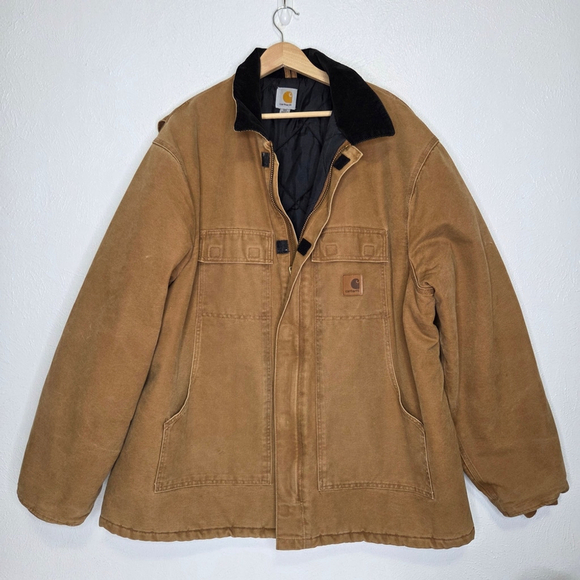 Carhartt Other - Carhartt C26-211 Sandstone Traditional Arctic Quilt Lined Coat Size 2XL Tall